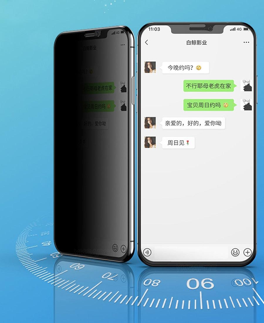 Protecteur d'écran en verre trempé premium pour iPhone
