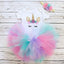 Vestido Moderno de Unicornio para Celebraciones del Primer Cumpleaños