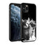 Black Big Eye Cat Phone Case for iPhone Series