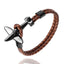 Pulsera de Ancla de Aviación de Acero Inoxidable Dorado para Hombres y Mujeres