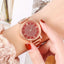 Montre de Luxe Femme en Or Rose STEVVEX avec Accents en Diamant
