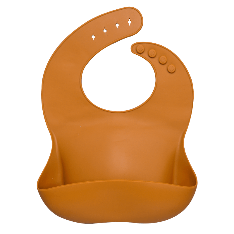 Bib de Silicona para Bebés con Pocket para Comida - Impermeable y Fácil de Limpiar