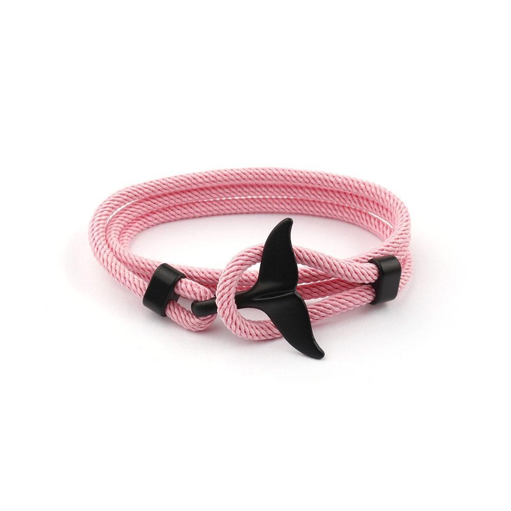 Bracelet Ancre Queue de Baleine - Charme Nautique Unisexe