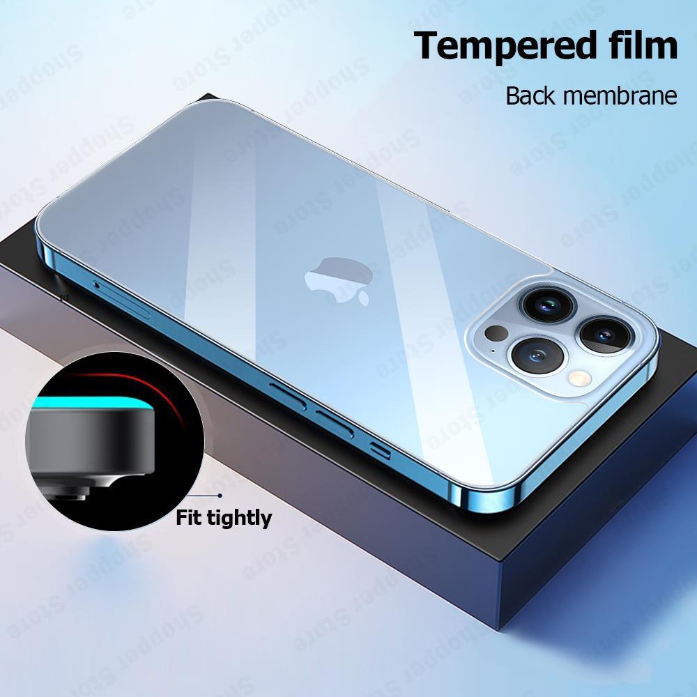Protector de Espalda de Vidrio Templado Premium para Modelos de iPhone