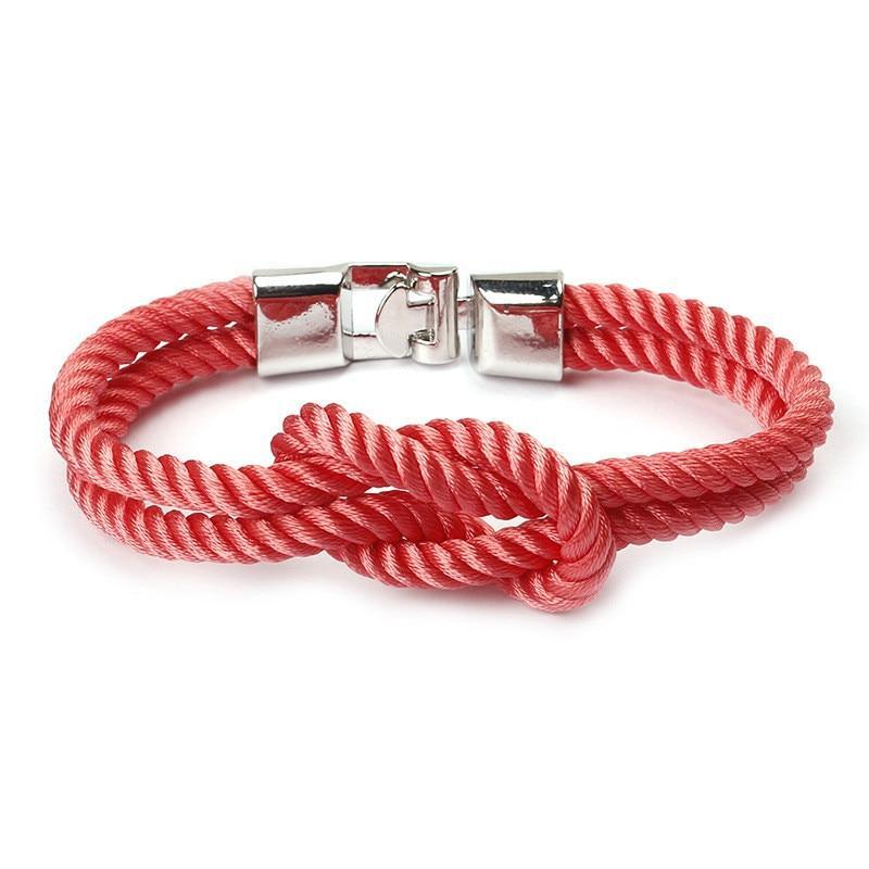 Bracelet en Nylon Tressé Multicouche Moderne et Élégant