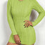 Vestido Bodycon de Punto Cozy Twist para Mujer