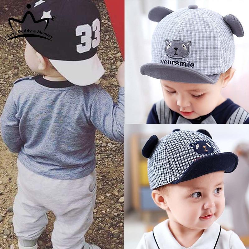 Gorra Moderna para Bebé Niño con Bordado - Sombrero de Sol de Algodón Estiloso