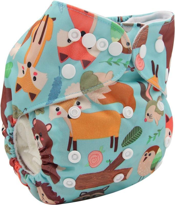 Elegante Pañal de Tela Pocket Impreso para Bebés Modrn