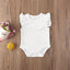 Ruffled Sleeveless Bodysuit for Newborn Baby Girls