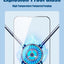 Protector de Pantalla de Vidrio Templado de Cubierta Completa de 4 Paquetes para iPhone