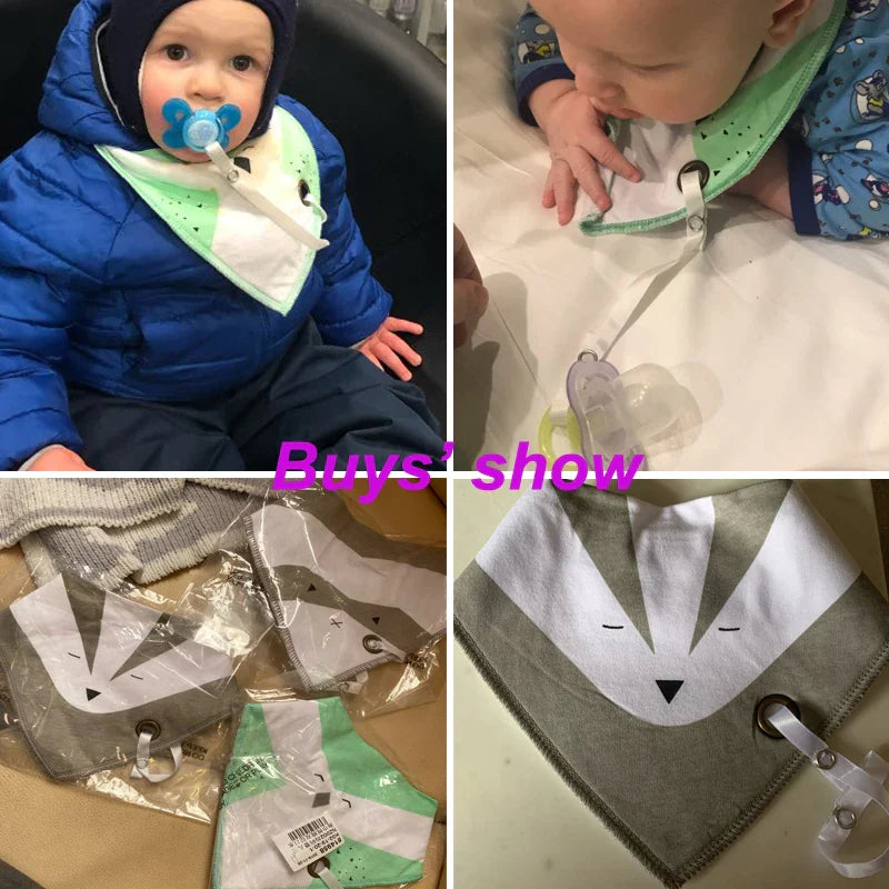 Bavoirs super absorbants pour bébé avec corde anti-chute