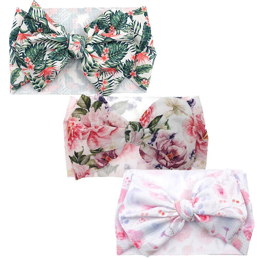 Ensemble de Turbans et Bandeaux Élégants pour Filles - 3 Pièces