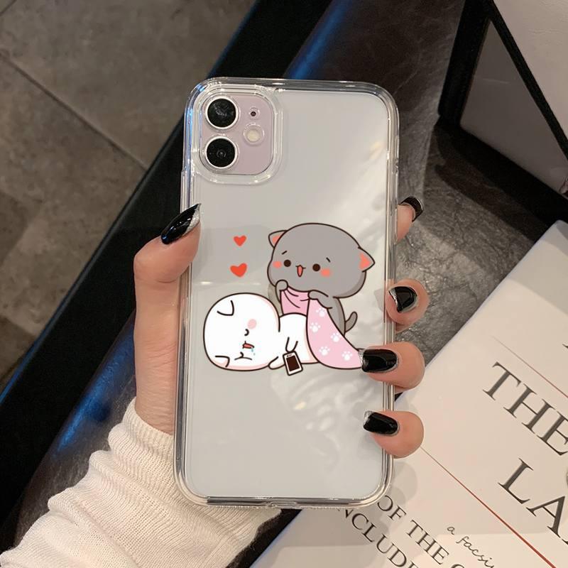Colorful Cat Phone Case for iPhone 11, 12, 13 Series