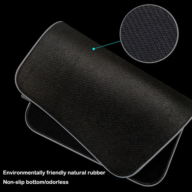 LED Light Gaming Mouse Pad RGB Large Keyboard Cover Non-Slip Rubber Base Computer Carpet Desk Mat PC Game Mouse Pad - Korvel