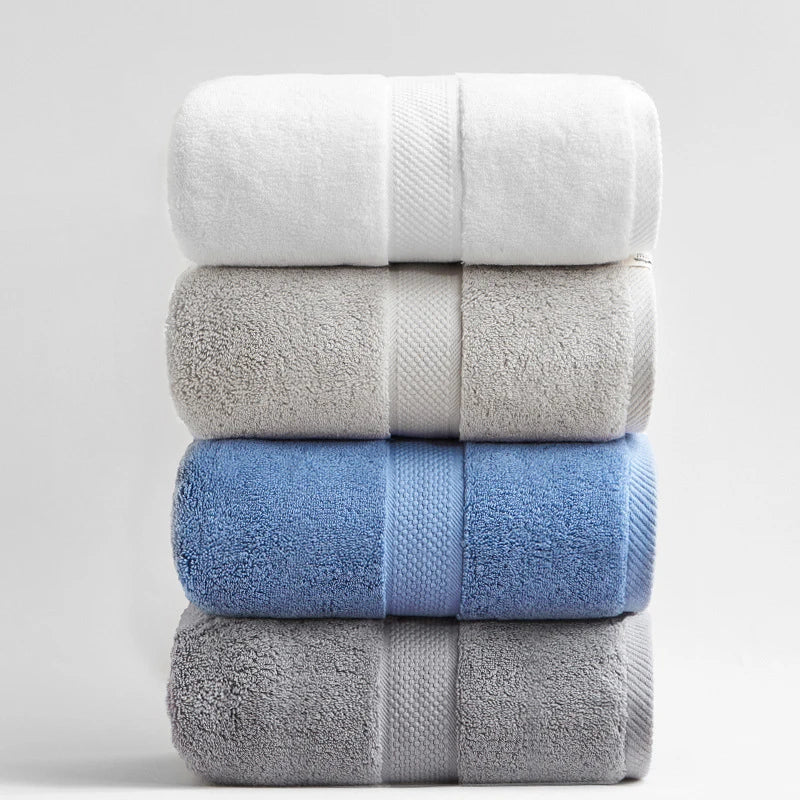 100% cotton Bath Towel 80*160cm 800g Luxury for Adults beach towel bathroom Extra Large Sauna - Korvel