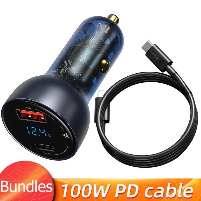 65W USB Car Charger with Quick Charge QC4.0 & PD Fast Charging