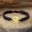 Luxury Handmade Tree Charm Bracelet - African Jasper Braided Design