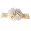 Elegant Handmade Baby Girl Hair Band with Rhinestone Crown - Perfect for Infants - Korvel