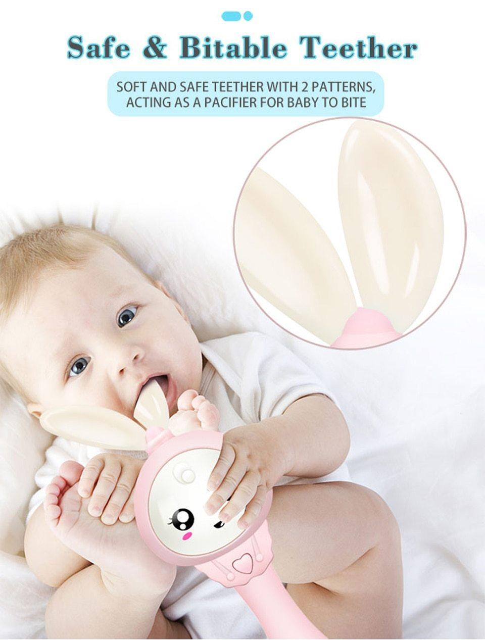 Premium Baby Music Teether Rattle Toy for Early Development