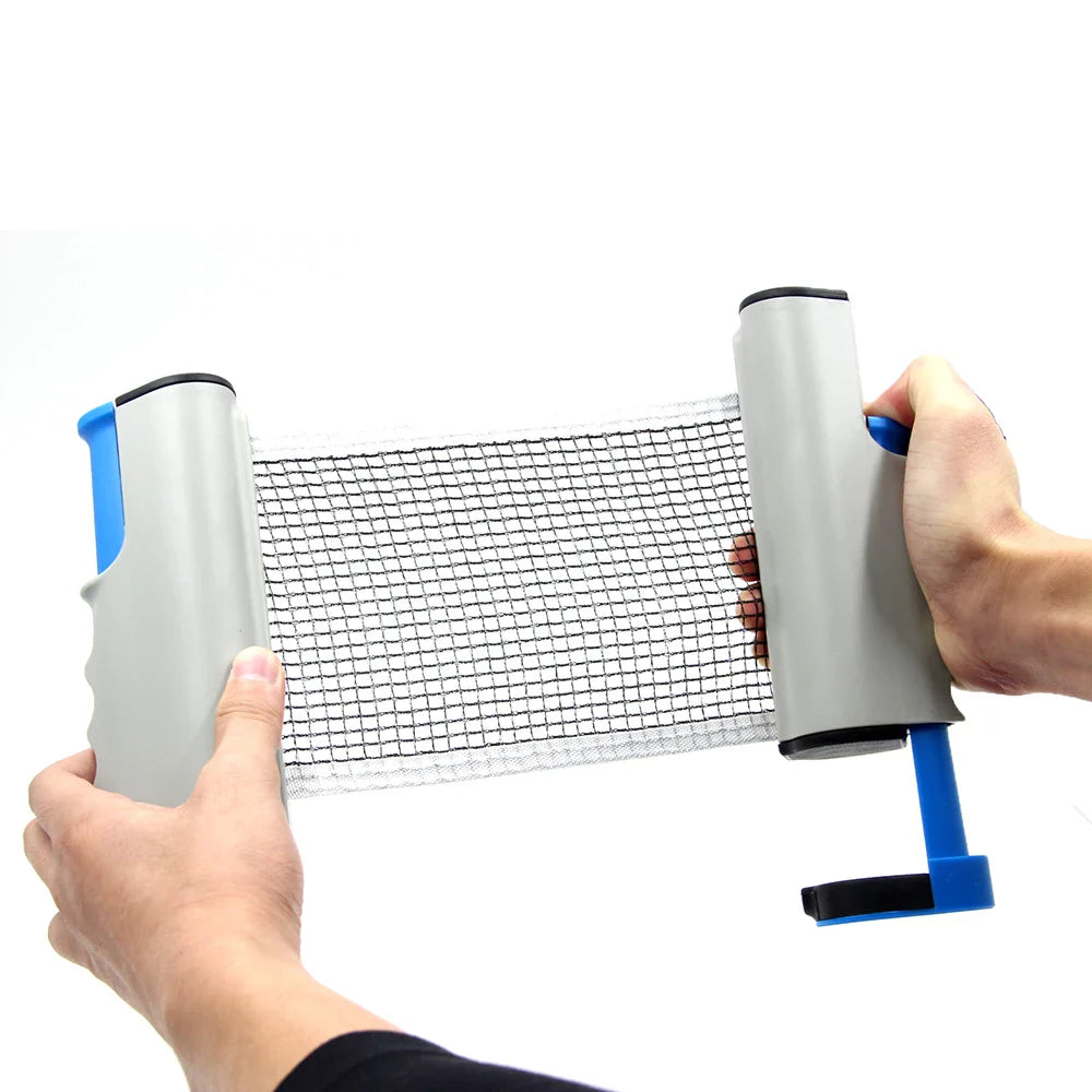 Juego de Tenis de Mesa Portátil con Red Retráctil