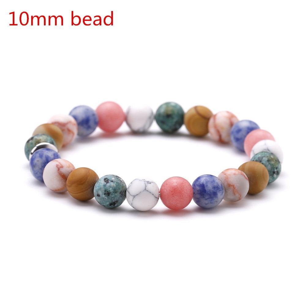 Galaxy Solar System Bracelet - Natural Stone Jewelry
