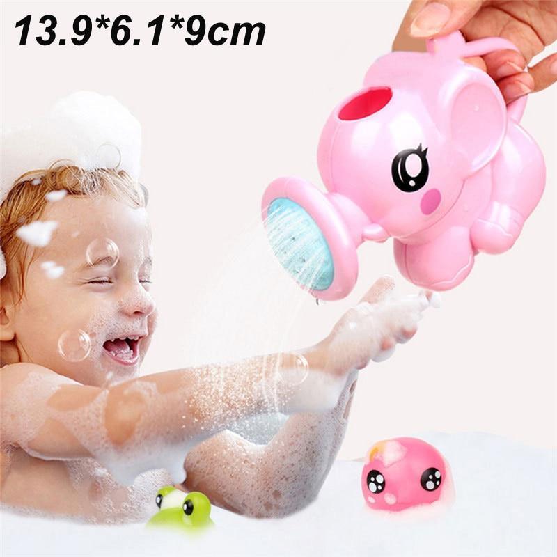 Juguete de baño de spray de agua en forma de huevo de pato pingüino para niños