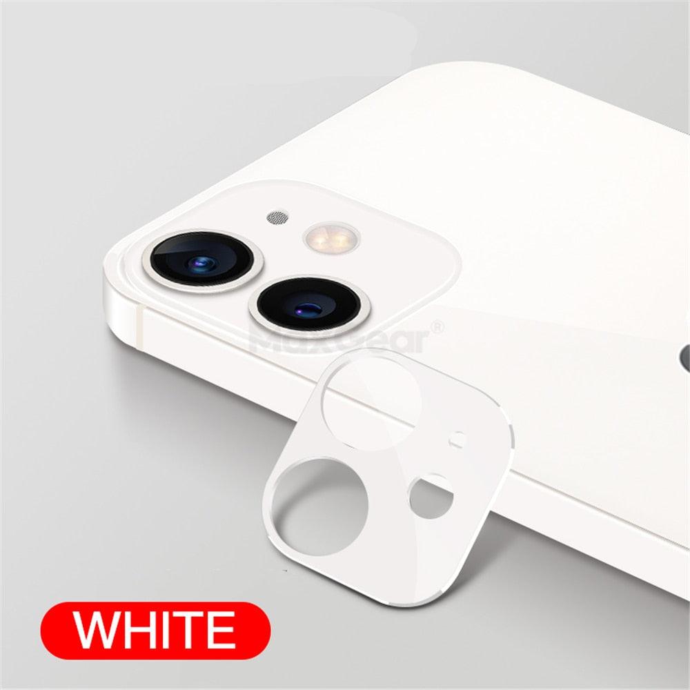 Protector de Lente de Cámara de Vidrio Templado para iPhone 12 y 11 Series
