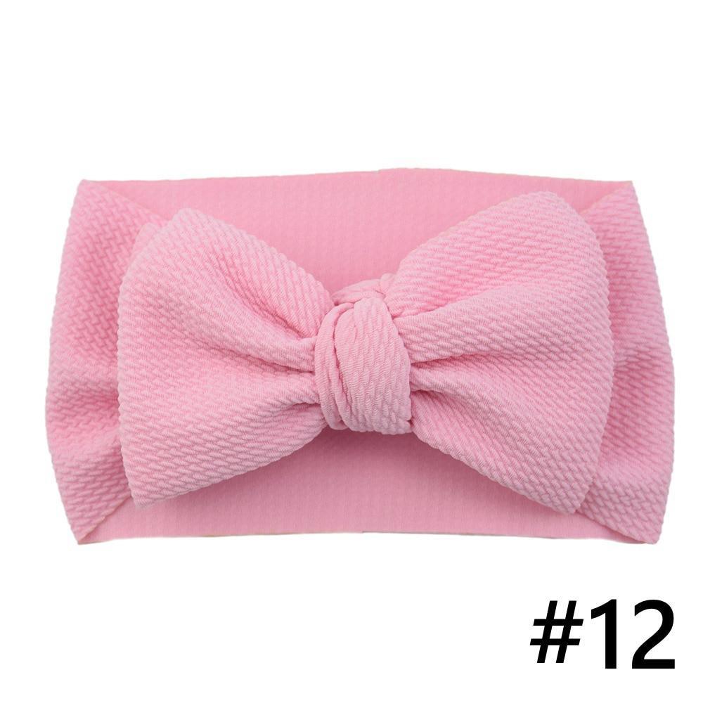 Diadema Grande con Lazo para Niñas - Accesorio de Cabello Ajustable