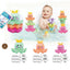 Kids Ocean Life Octopus Stacking Cups Bath Toy