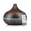 Humidificador de Aire Aroma de 550ml y Difusor de Aceites Esenciales - Grano de Madera