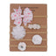 Ensemble de bandeaux floraux faits main pour bébé - Accessoires capillaires doux