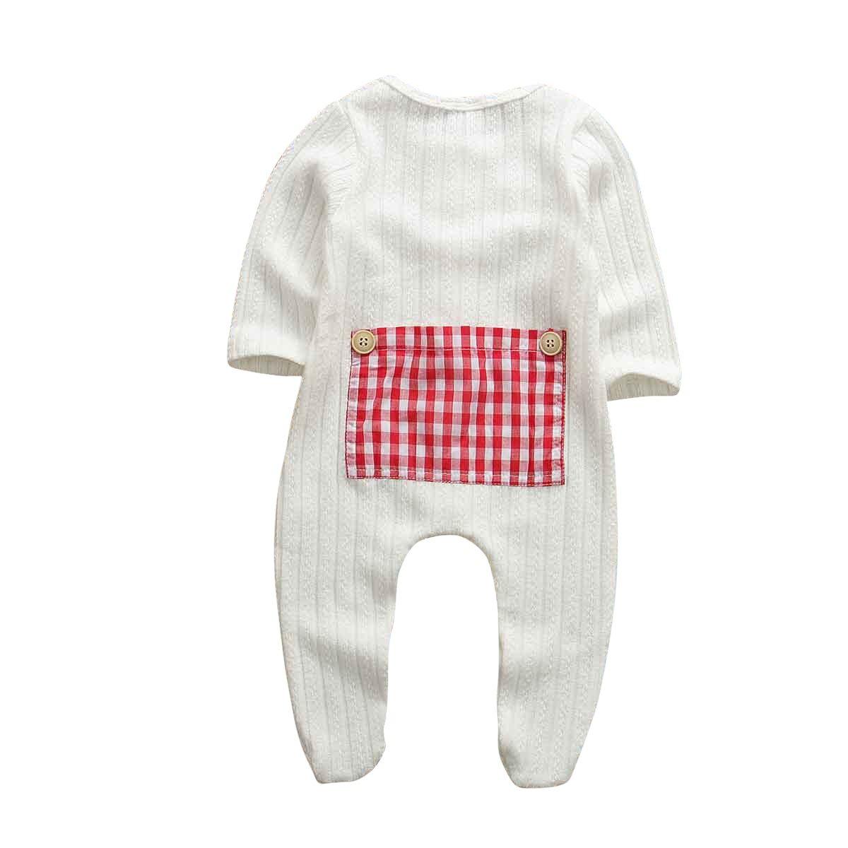 Combinaison Bébé à Manches Longues en Coton Premium pour Nouveau-nés