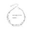 Elegant 925 Sterling Silver Double Layer Star Bead Bracelet for Women