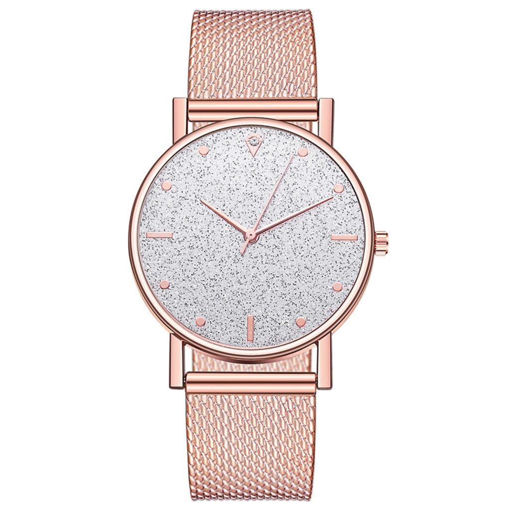 Cusual Ladies Watch with Starry Sky Dial - Fashion Quartz Wristwatch