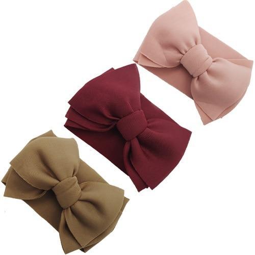 Ensemble de Turbans et Bandeaux Élégants pour Filles - 3 Pièces
