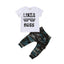 Ensemble de vêtements pour bébé Hip Hop avec imprimé lettres pour garçons