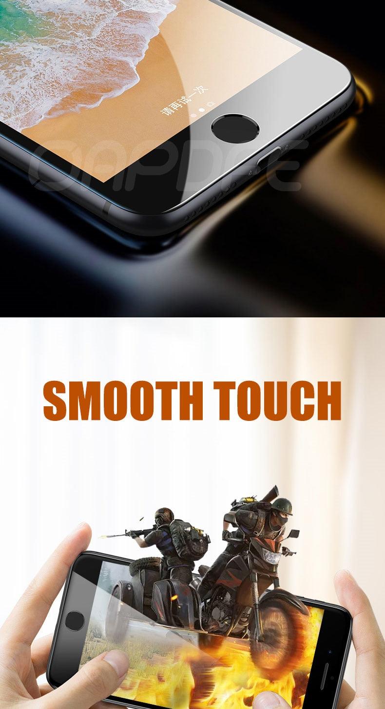 Verre protecteur intégral 11D pour modèles d'iPhone