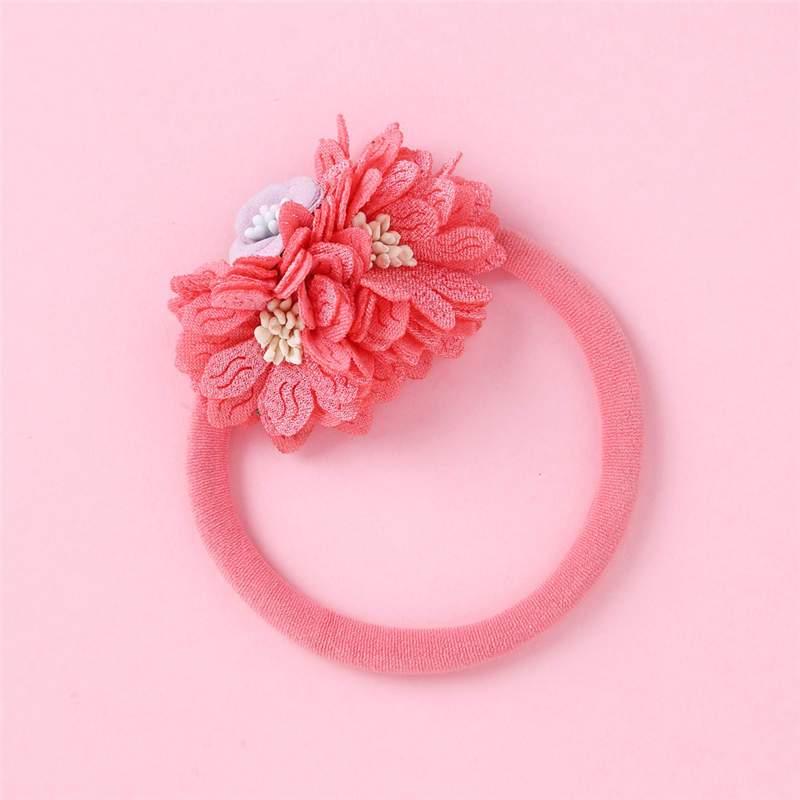 Elegant Handmade Baby Girl Hair Band with Rhinestone Crown - Perfect for Infants - Korvel