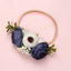 Elegant Floral Headband for Newborns - Soft & Adjustable