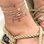 Bracelet de cheville en coquillage étoilé bohème de luxe pour femmes
