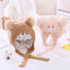 Handmade Modern Trend Winter Knitted Baby Hat with Double Pompoms