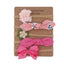 Ensemble de bandeaux floraux faits main pour bébé - Accessoires capillaires doux