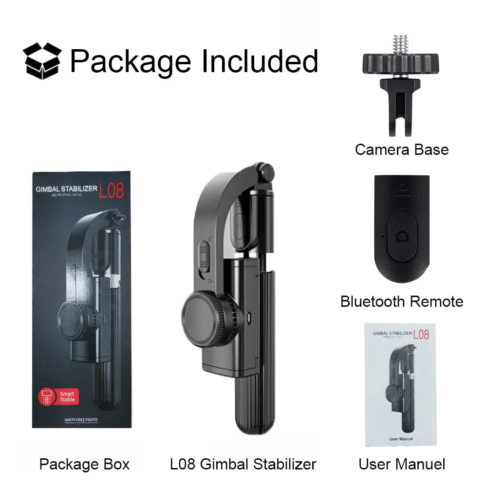 Estabilizador de Gimbal Universal para Smartphone de Mano