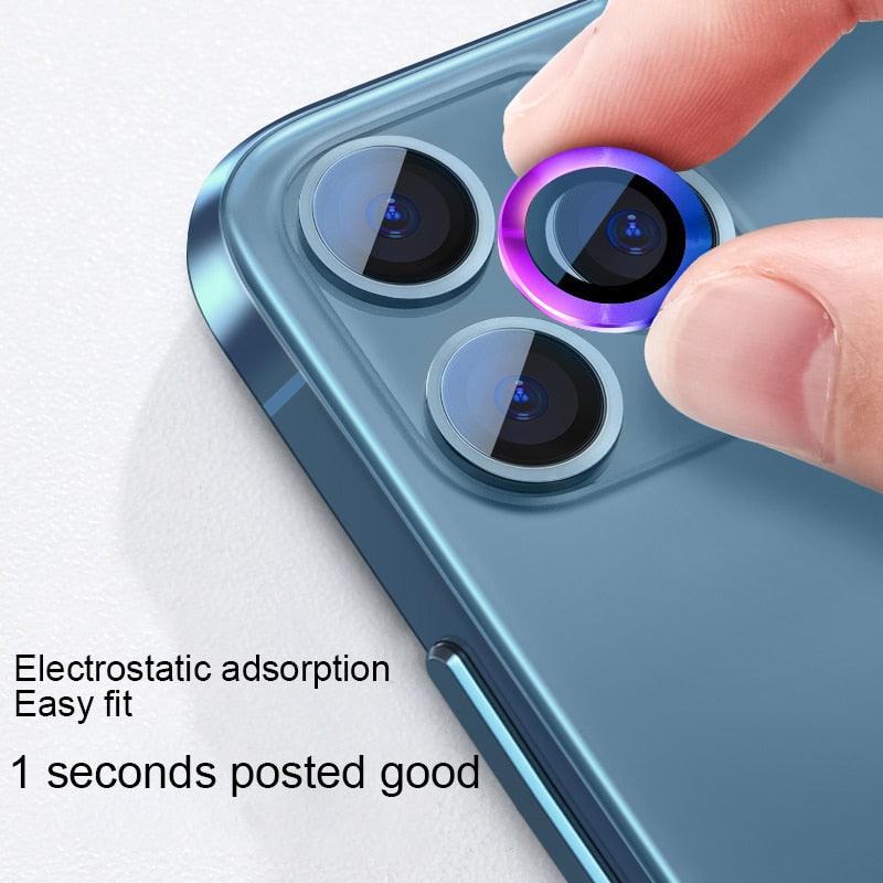 Premium Tempered Glass Camera Lens Protector for iPhone 12 Pro Max & More - Korvel