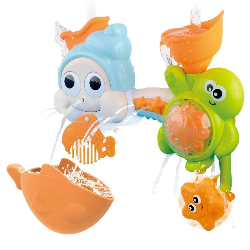 Interactive Baby Bath Toy - Bubble Machine Crab with Music