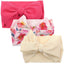 Conjunto de 3 Diademas de Lujo Hechas a Mano para Niñas con Lazos Grandes