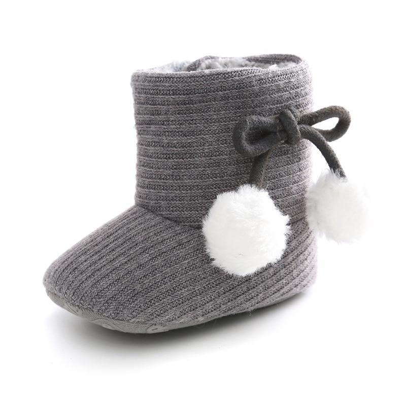 Cute Baby Knitting Boots - Soft, Non-slip Toddler Shoes
