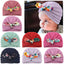 Charming Handmade Cotton Baby Turban Hat with Colorful Bow for Boys and Girls - Perfect for Autumn and Winter - Korvel