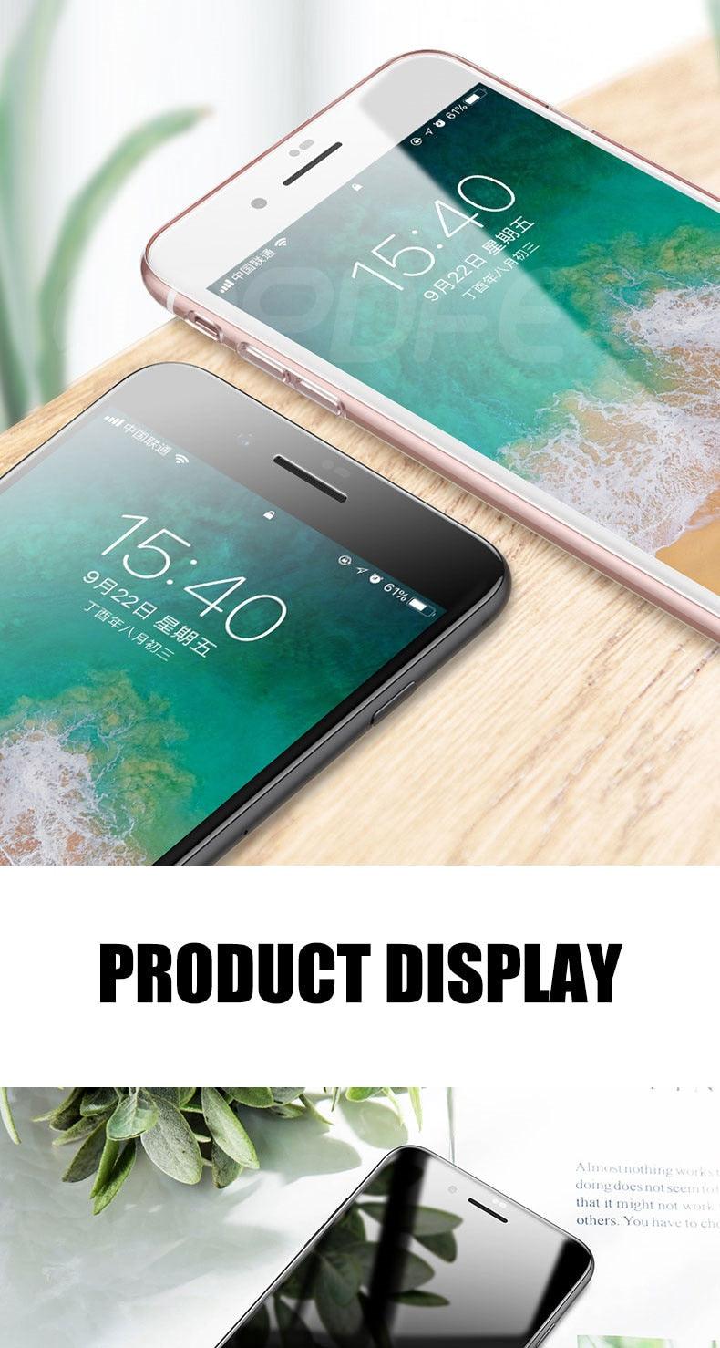 Verre protecteur intégral 11D pour modèles d'iPhone
