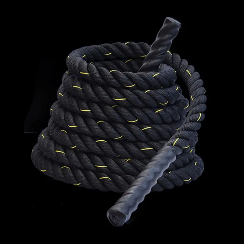 Heavy Jump Rope Skipping Rope Workout Battle Ropes for Men Women Total Body Workouts Power Training Strength Building Muscle - Korvel